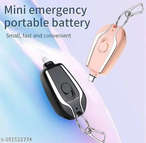 Emergency Portable Key Chain Charger 1500 mah